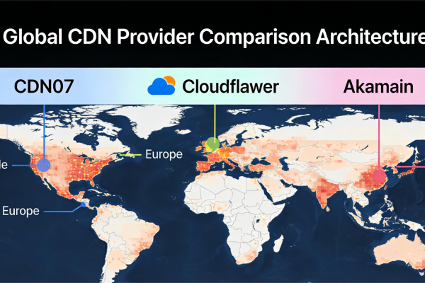 海外高防CDN推荐对比：CDN07、Cloudflare、Akamai 实测评测报告