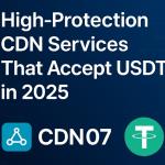 2025年支持USDT付款的高防CDN服务商推荐